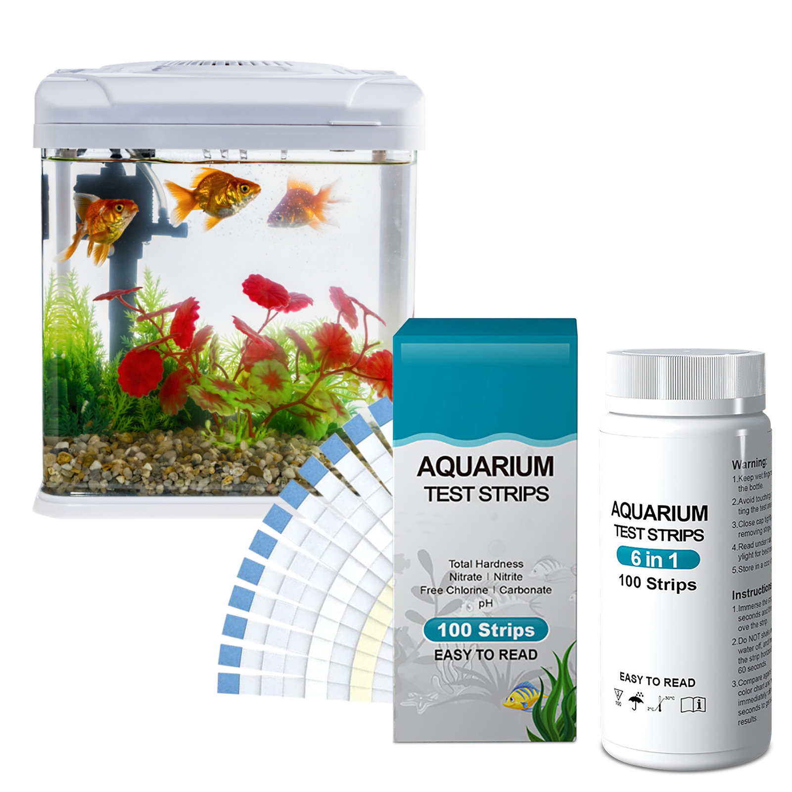 Water Testing Kit - Kit de bandelettes de test de