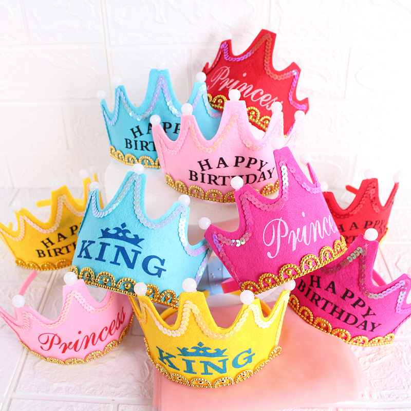 Science Of Happiness - LED joyeux anniversaire fête couronne chapeaux