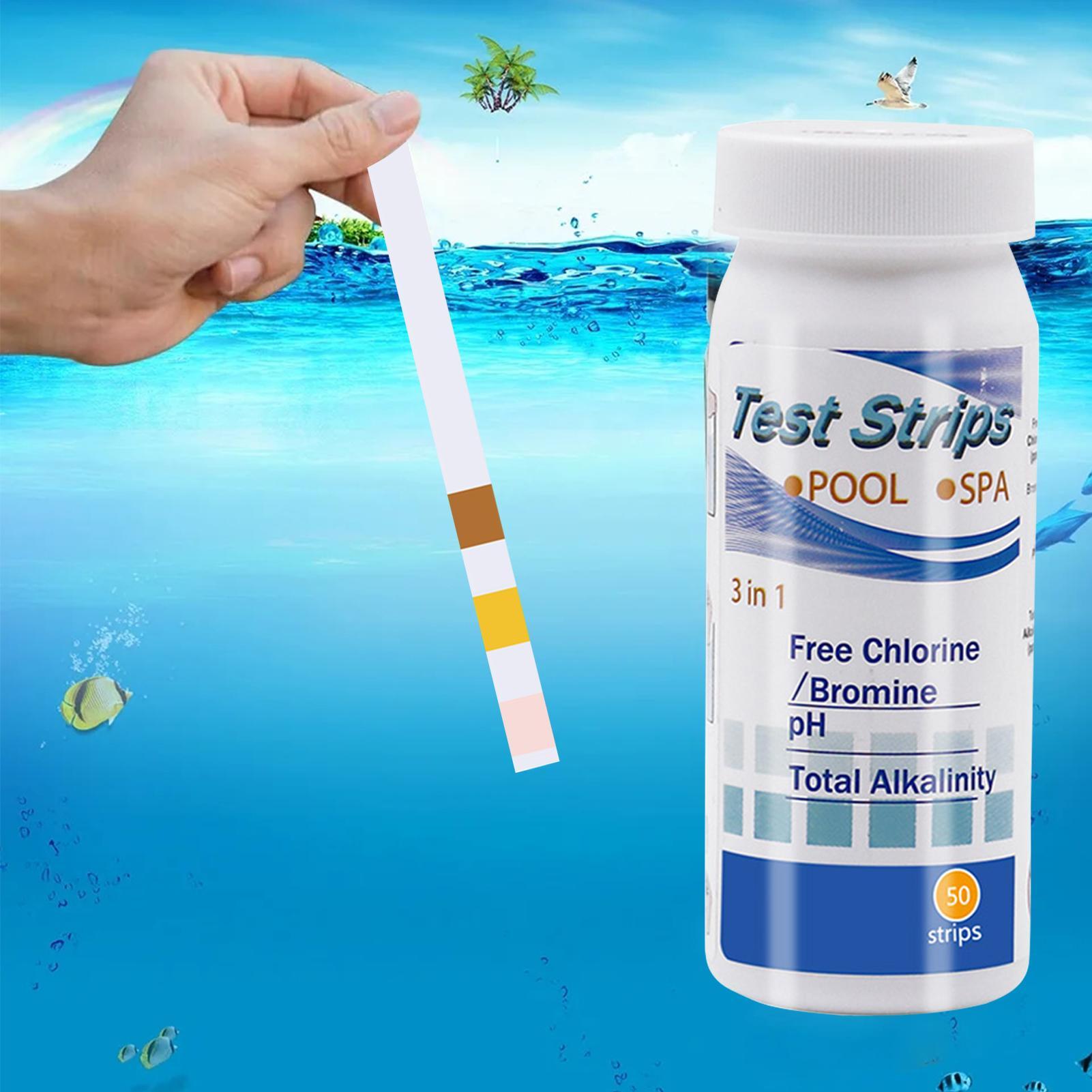 Water Testing Kit - Bandes de test de chlore et