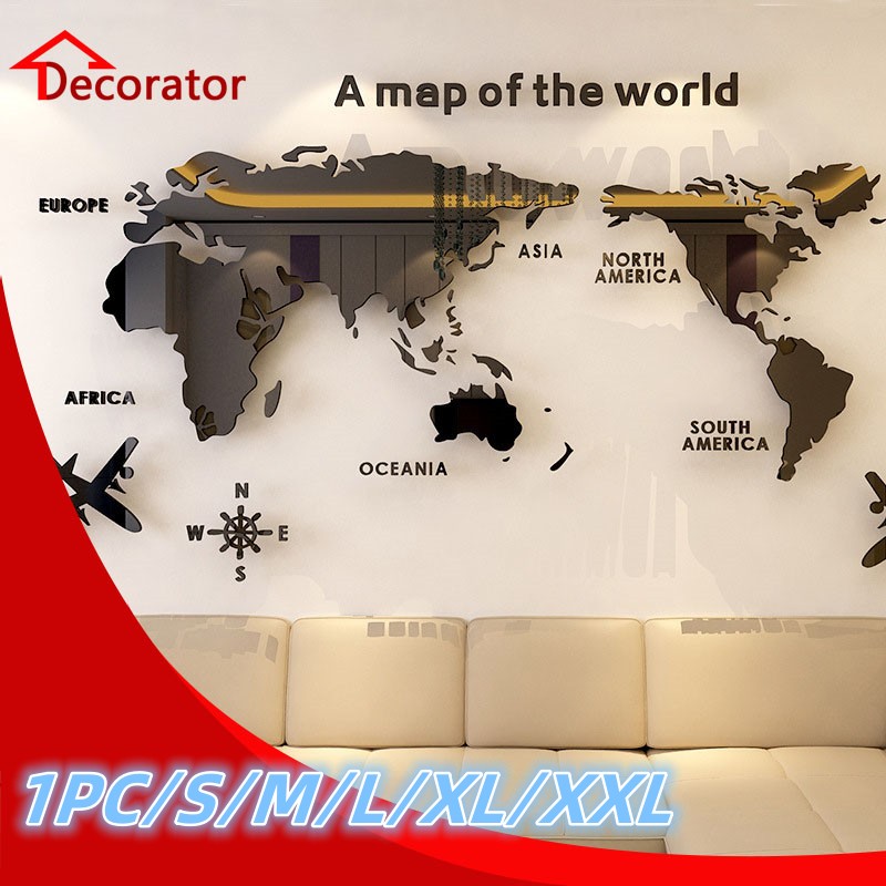 Star Map Poster - Autocollant mural 3D en acrylique avec