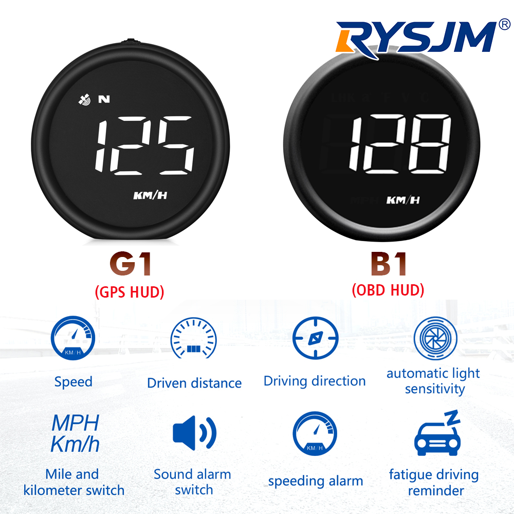 G1 GPS HUD & B1 OBD2 Ordinateu - Anemometer Wind Speed avis et prix