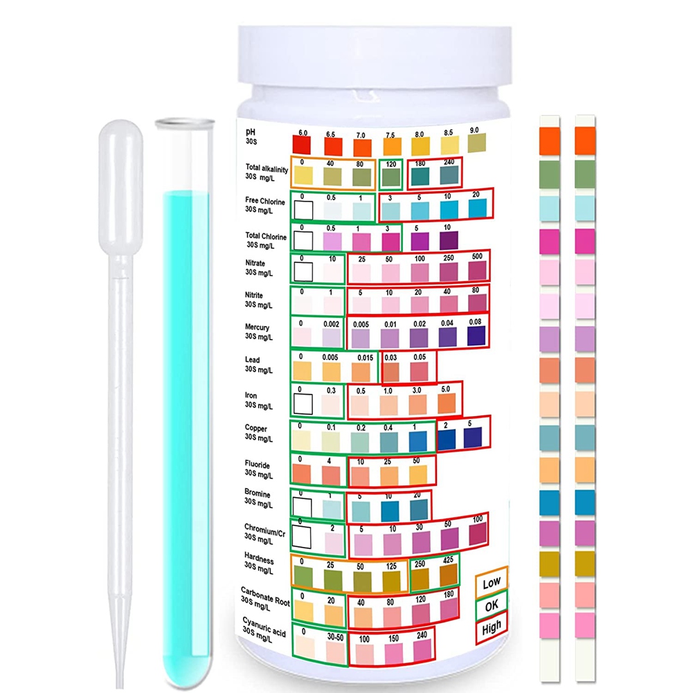 Bandelettes de test d'eau pour - Water Testing Kit avis et prix