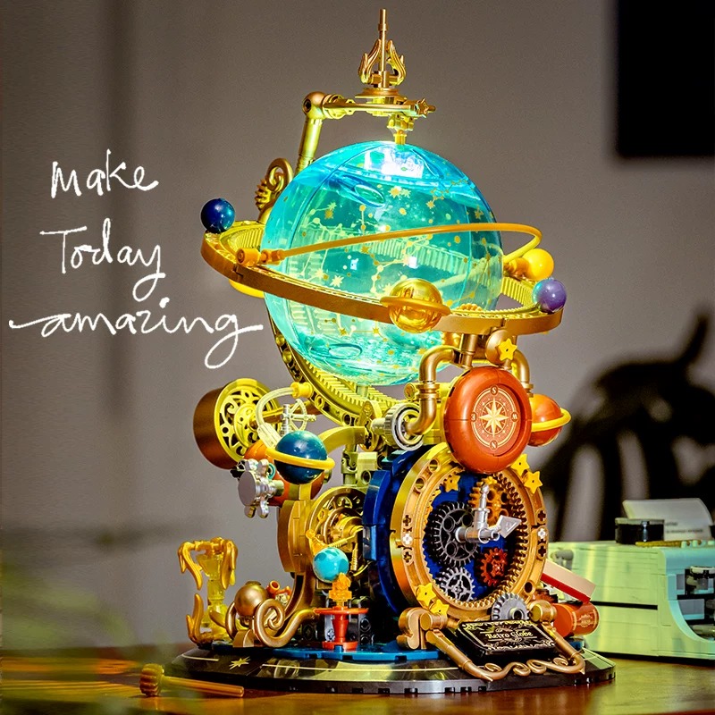 Modèle de Terre Rotatif Rétro  - Solar System Orrery avis et prix