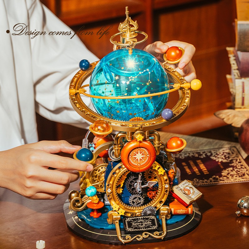 Modèle de Terre Rotatif Rétro  - Solar System Orrery avis et prix