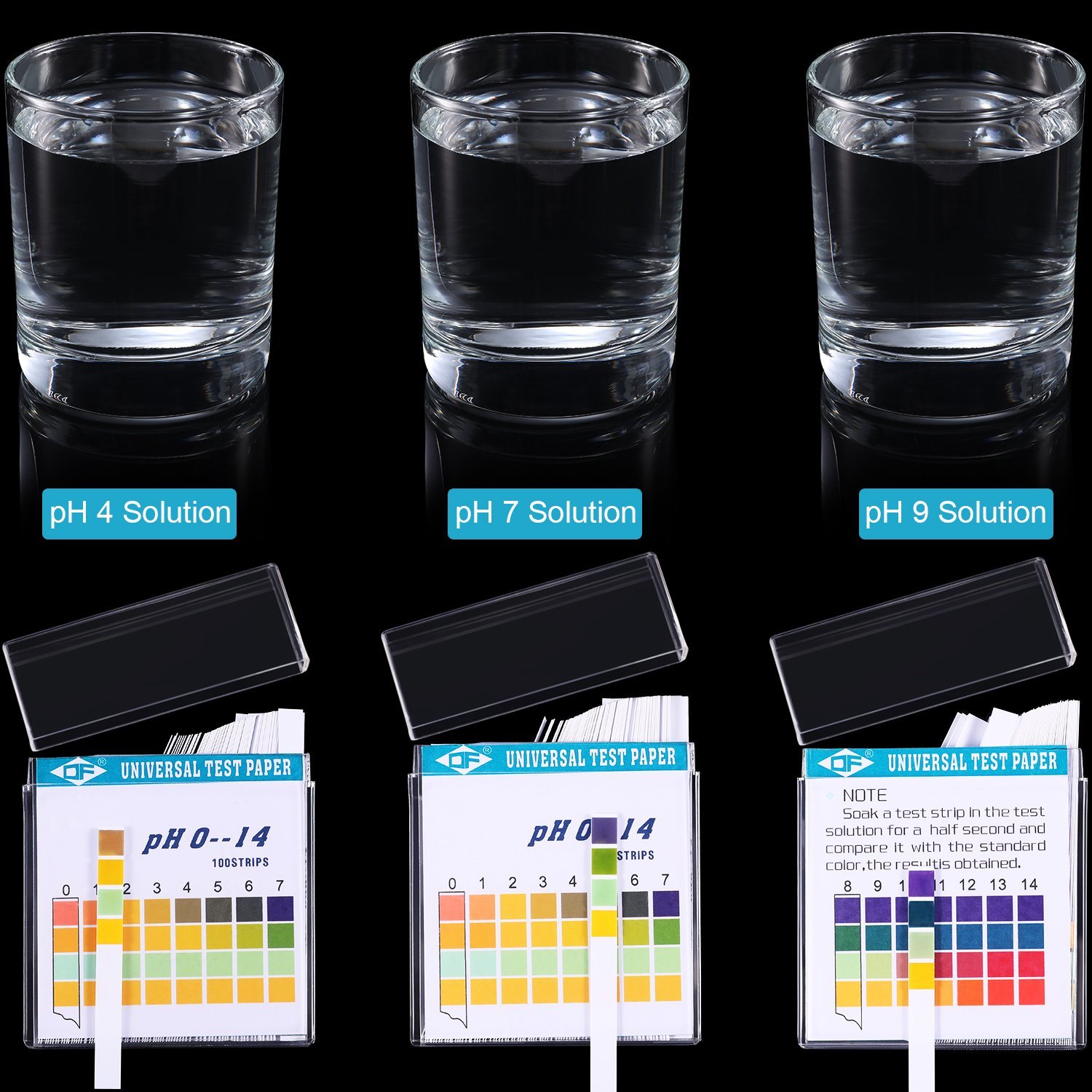 100 bandes 0-14 PH acide alcal - Water Testing Kit avis et prix