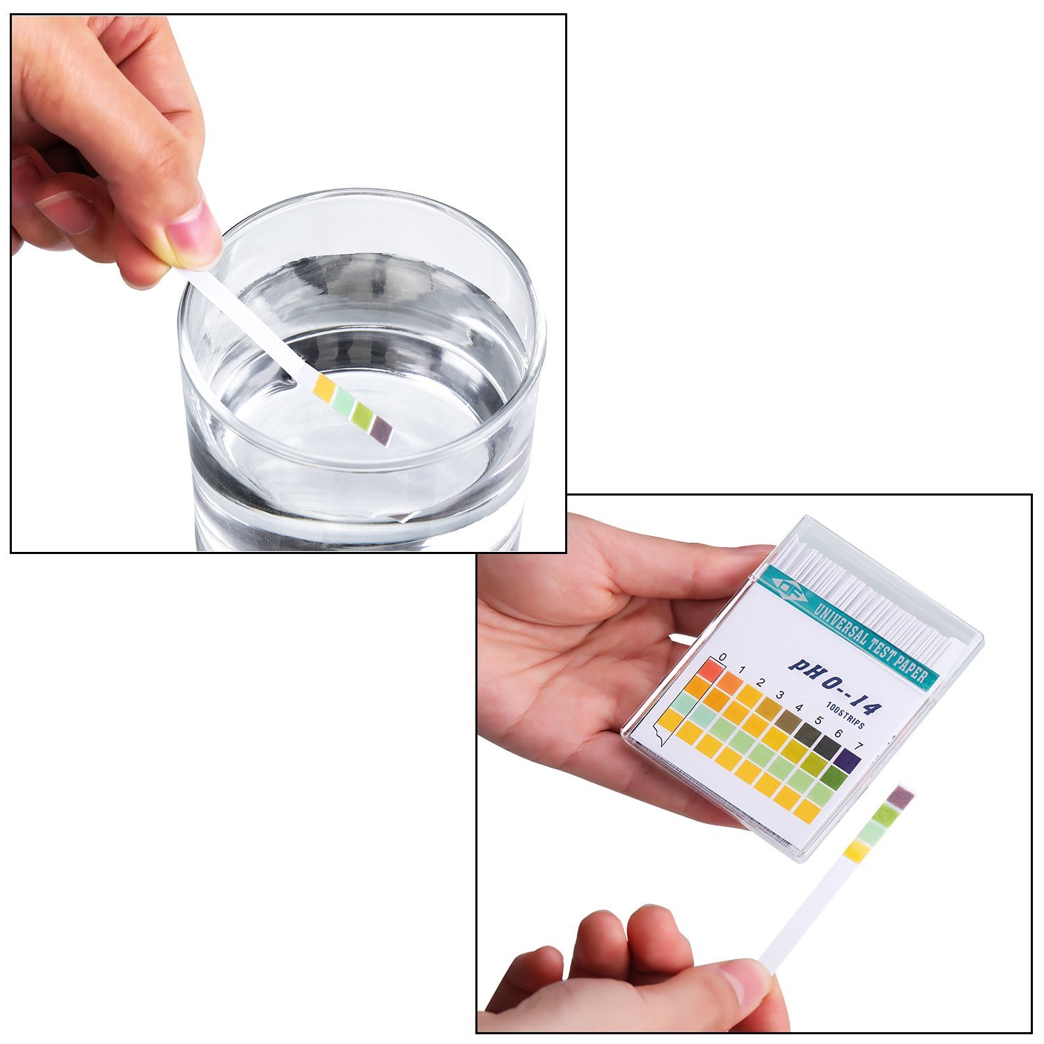 100 bandes 0-14 PH acide alcal - Water Testing Kit avis et prix