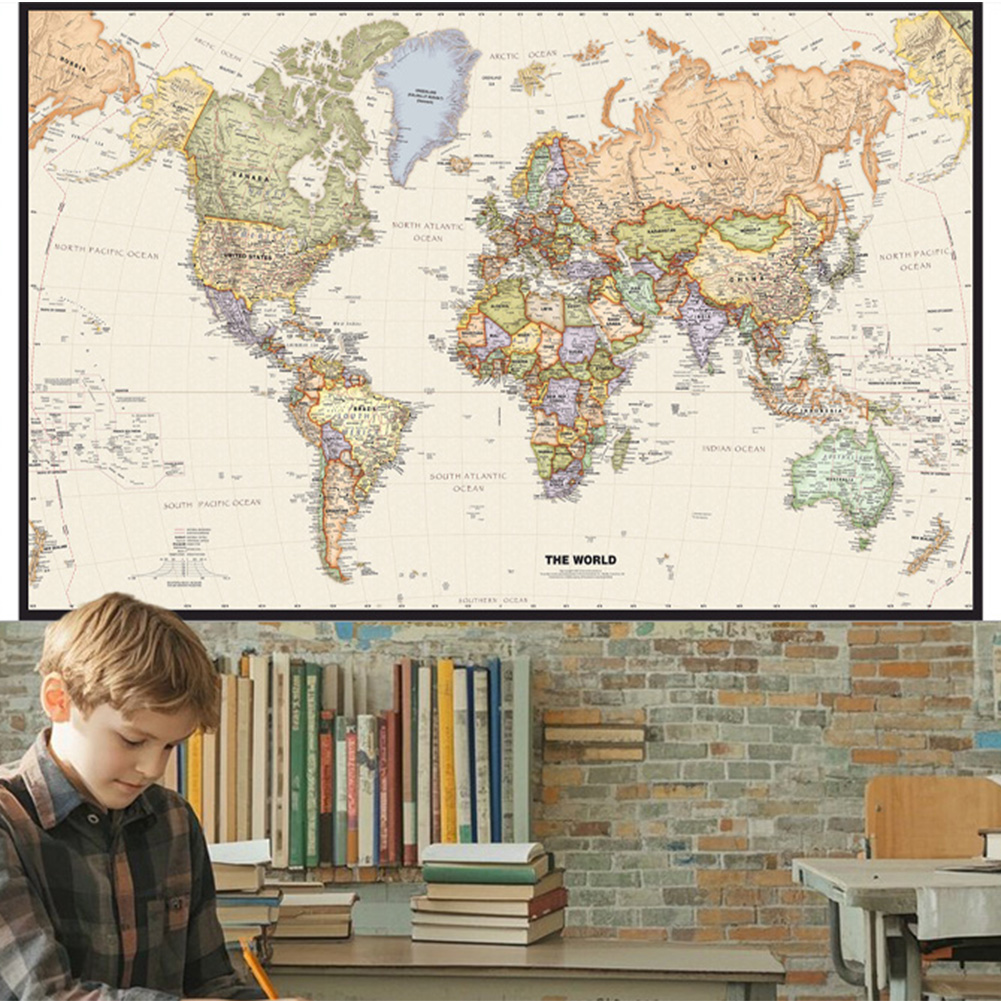 Affiche de carte du monde Vint - Star Map Poster avis et prix