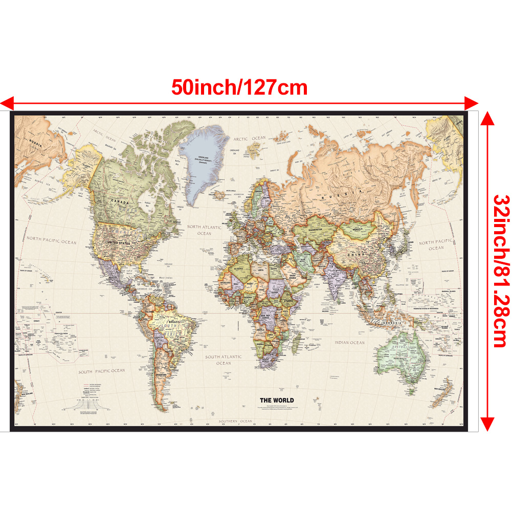 Affiche de carte du monde Vint - Star Map Poster avis et prix