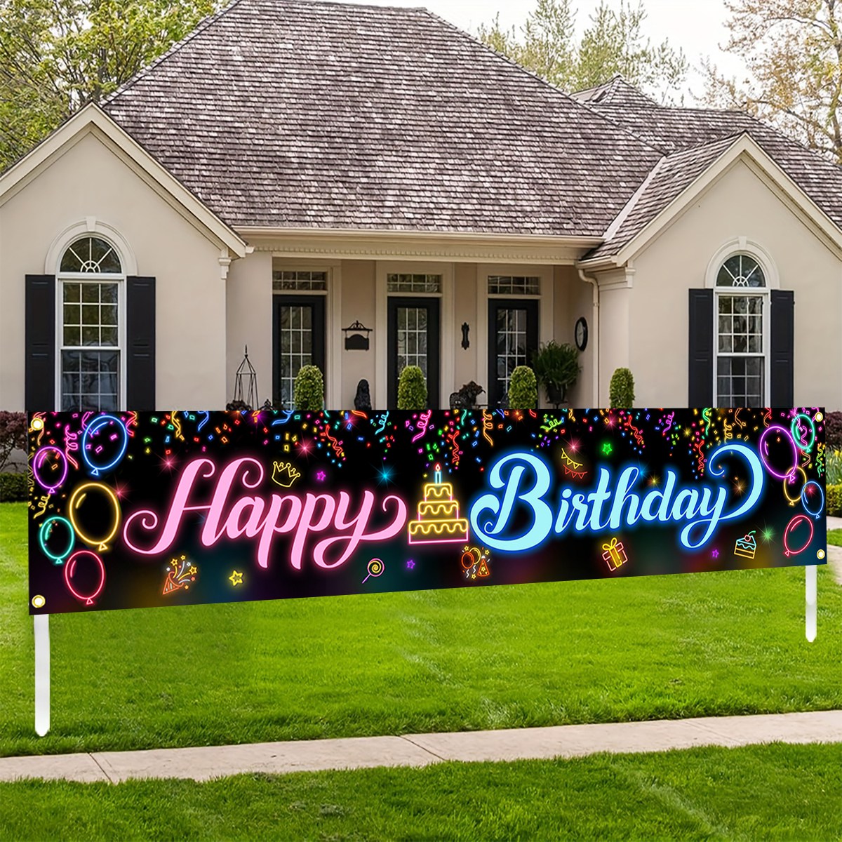 Bannière de fête scintillante  - Science Of Happiness avis et prix